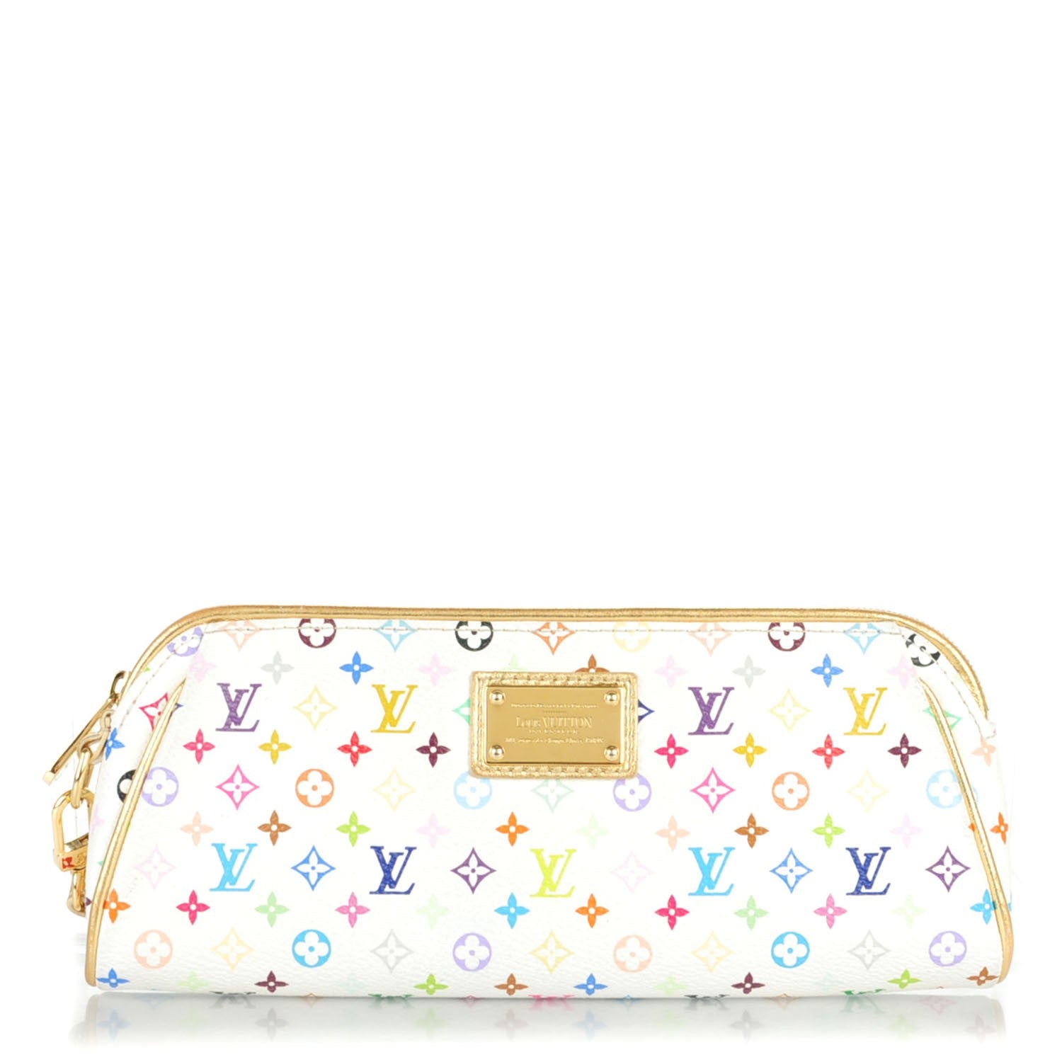 Louis Vuitton Monogram Multicolor Kate Clutch White 1 of 7