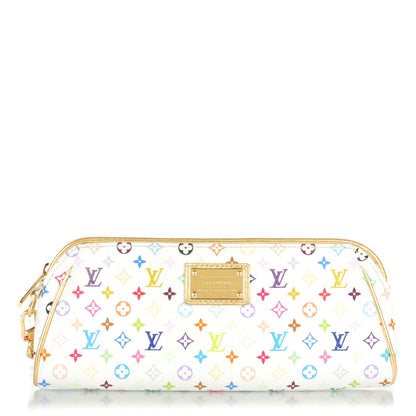 Louis Vuitton Monogram Multicolor Kate Clutch White 1 of 7