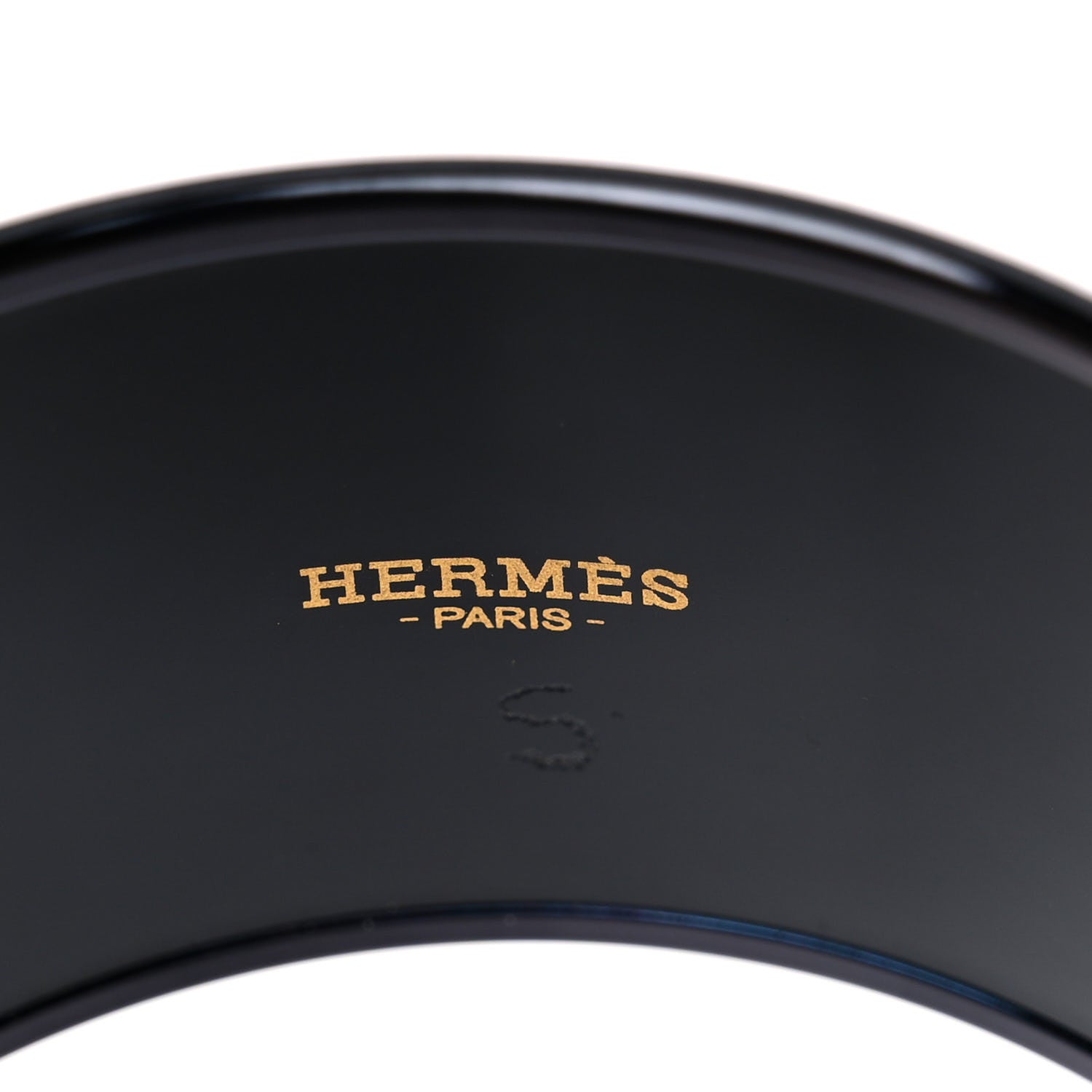 Hermes Enamel Printed Brazil Extra Wide Bracelet 65 4 of 5