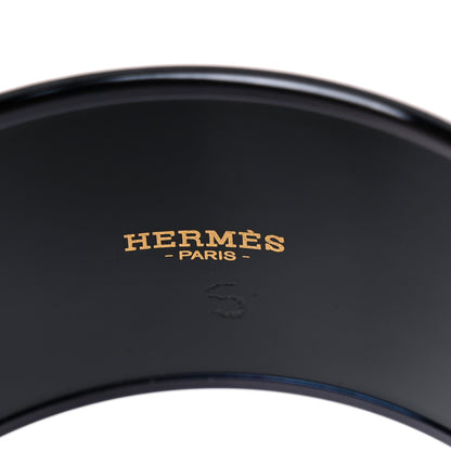 Hermes Enamel Printed Brazil Extra Wide Bracelet 65 4 of 5