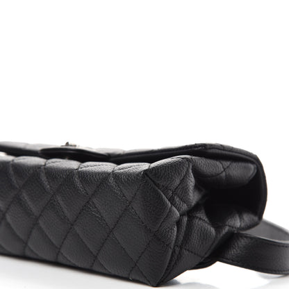 Chanel Grained Calfskin Quilted 2.55 Reissue Flap Belt Bag Clutch Black 7 of 13