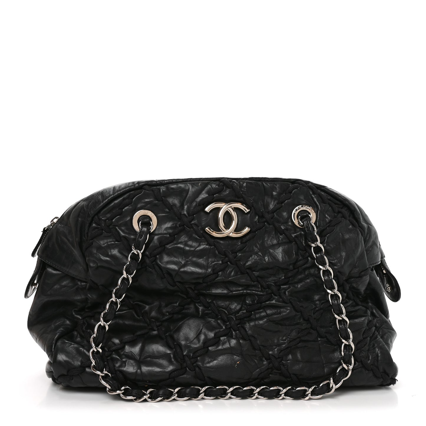Calfskin Ultra Stitch Bowler Black