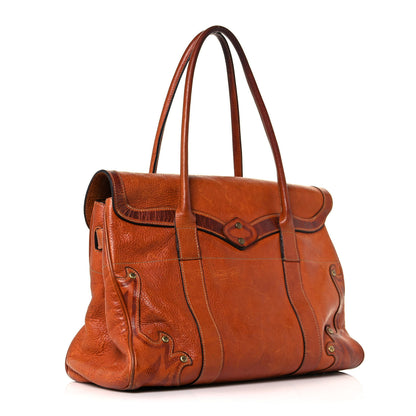 Mulberry Grained Calfskin Tooled Darwin Bayswater Oak 3 of 25