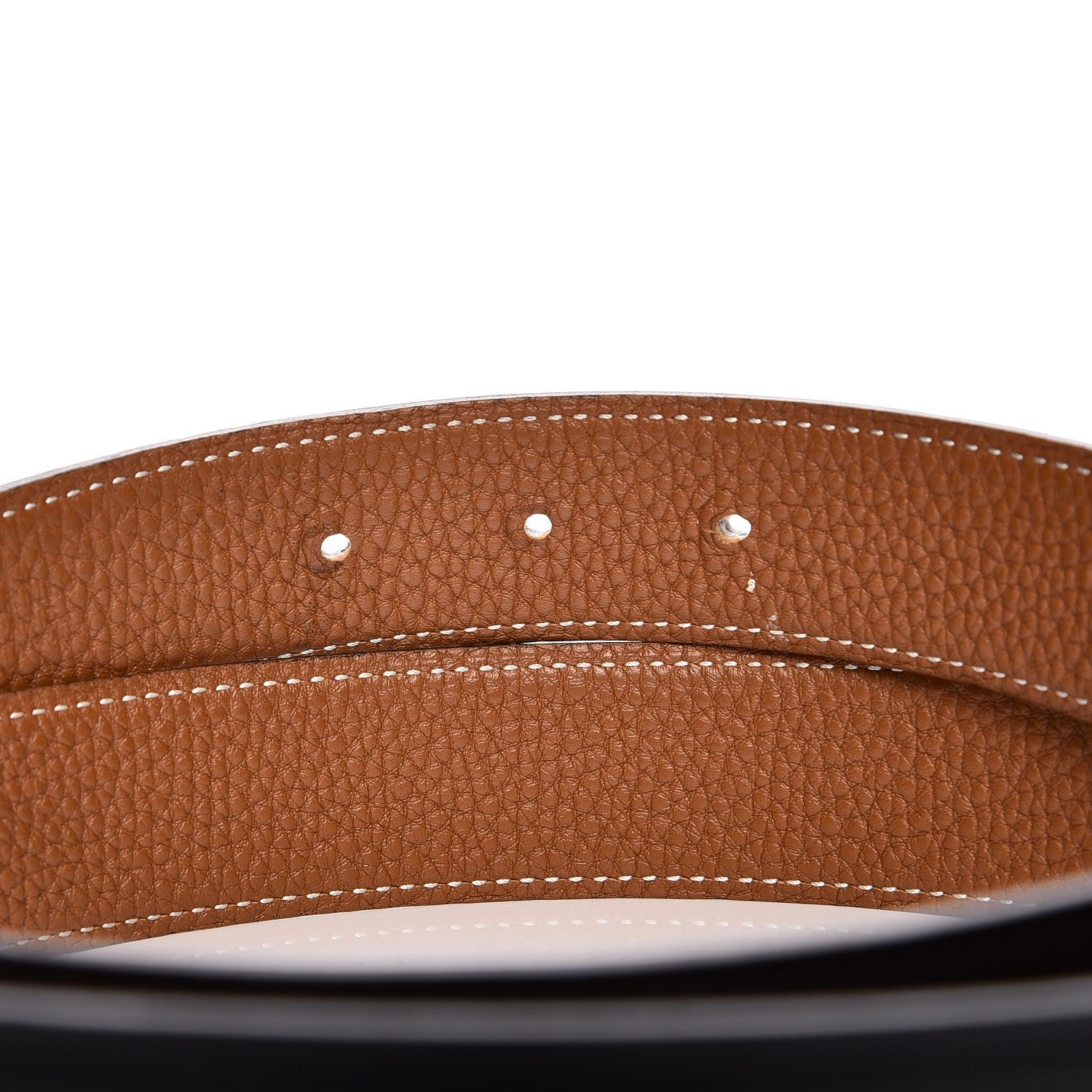 Hermes Box Togo 32mm H Belt 90 Black Gold 4 of 9