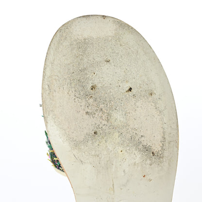 Chanel Tweed Cork Mule Sandal 39 White Multicolor 10 of 13