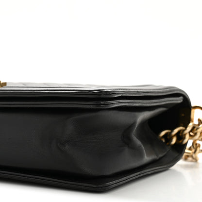 Chanel Lambskin Quilted New Medium Boy Flap Black 10 of 15