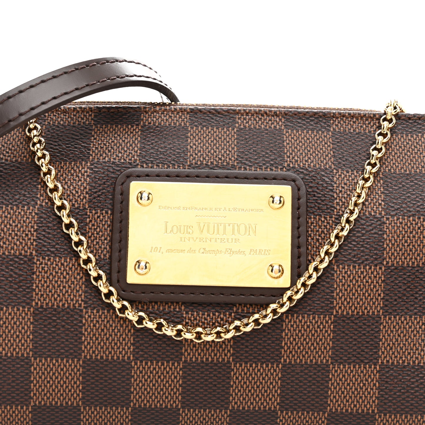 Damier Ebene Eva Clutch