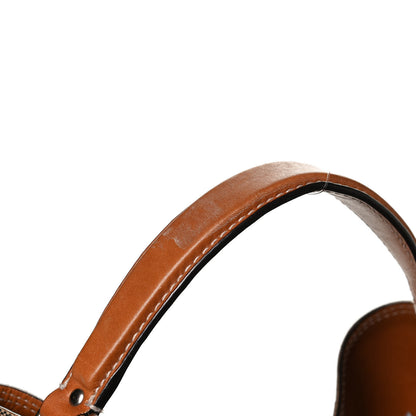 Burberry Canvas Mega Check Medium Ashby Hobo Saddle Brown 13 of 13