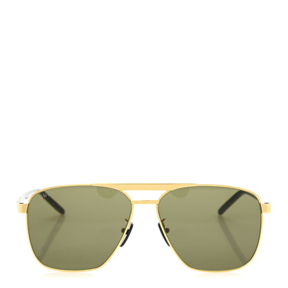 Gucci Metal Aviator Sunglasses GG1164S Gold 2 of 9
