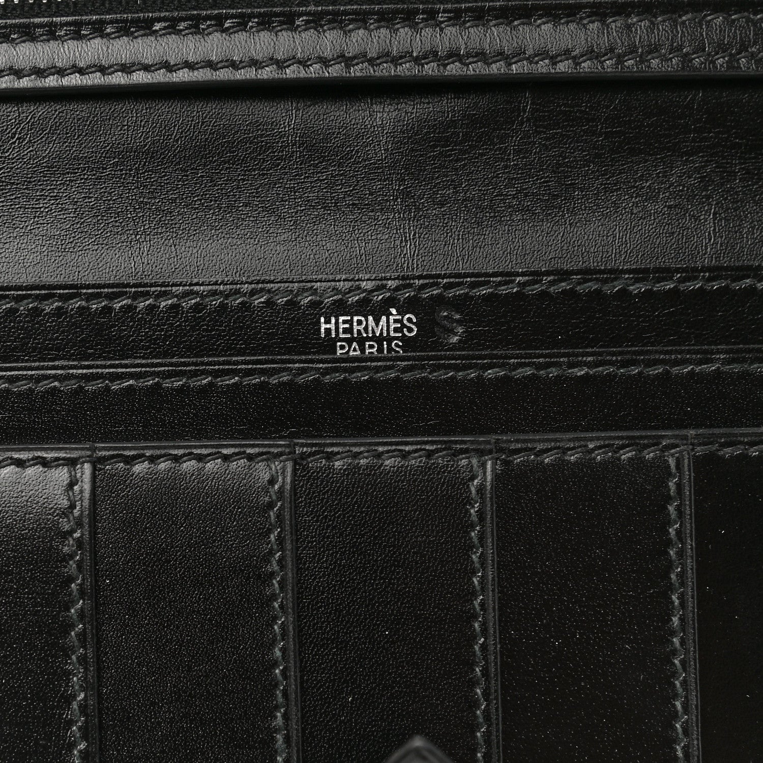 Hermes Box Bearn Wallet Black 6 of 6