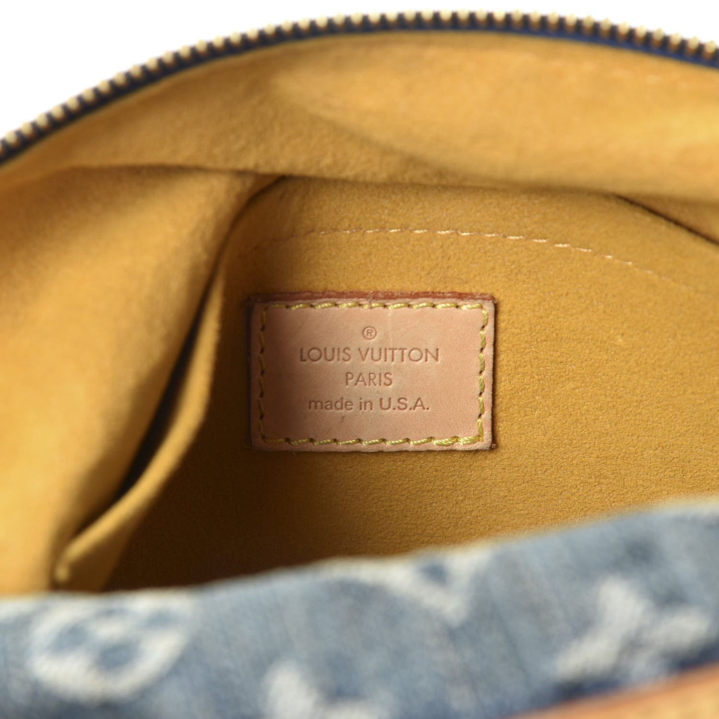 Monogram Denim Baggy PM Blue