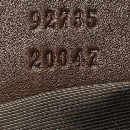 Gucci Monogram Jackie O Hobo Dark Brown 7 of 10