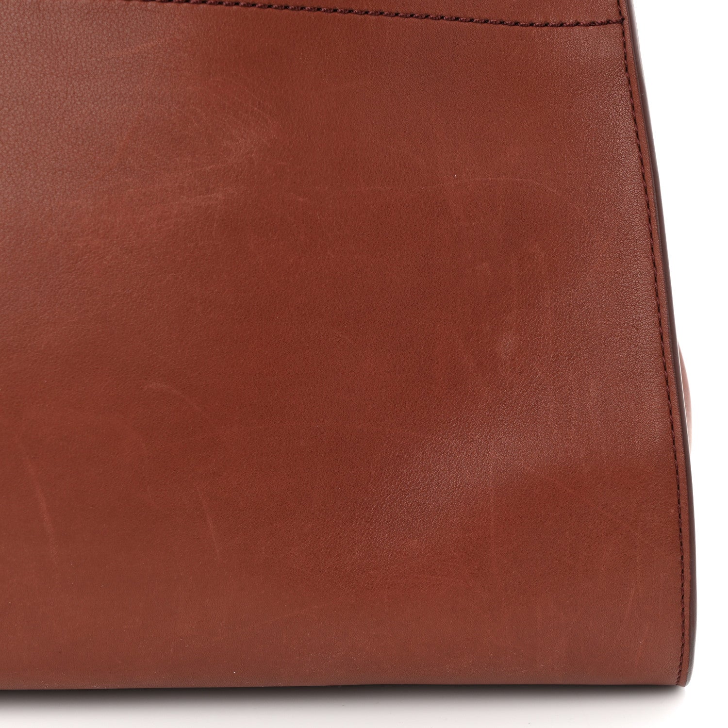 The Row Polished Saddle Calfskin Soft Margaux 15 Cognac 16 of 18