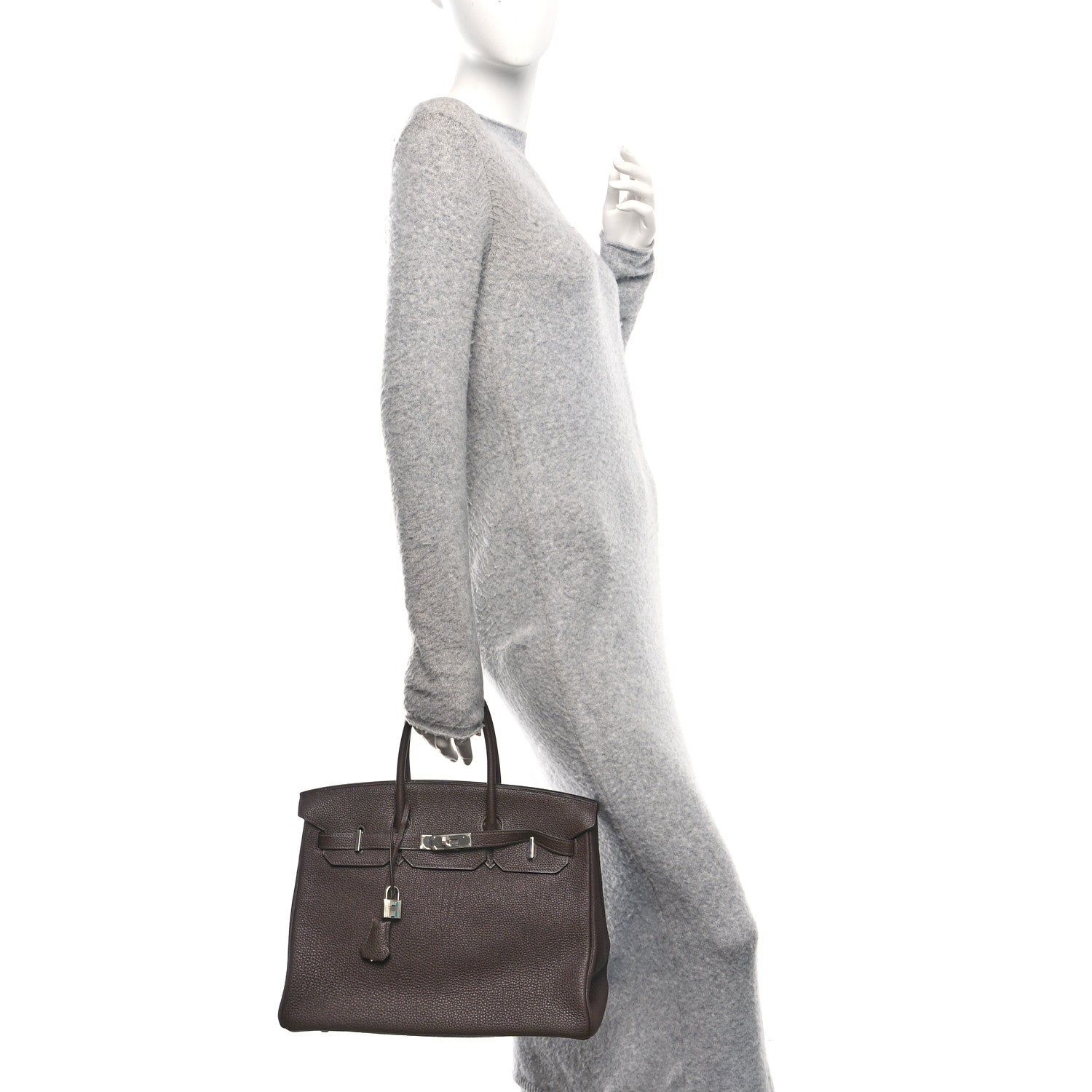 Hermes Togo BIRKIN 35 Chocolate 2 of 12