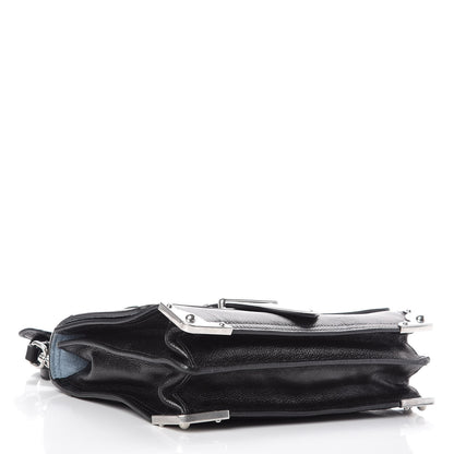 Prada Glace Calf Large Soft Cahier Bag Black Astrale 4 of 11