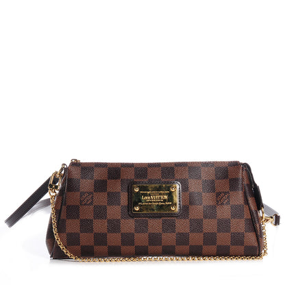 Louis Vuitton Damier Ebene Eva Clutch 1 of 7