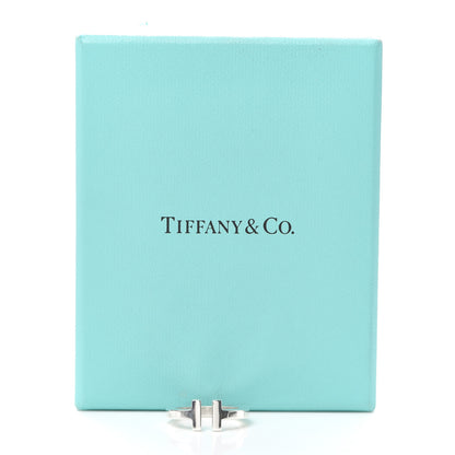 Tiffany Sterling Silver T Square Ring 50 5.5 5 of 5