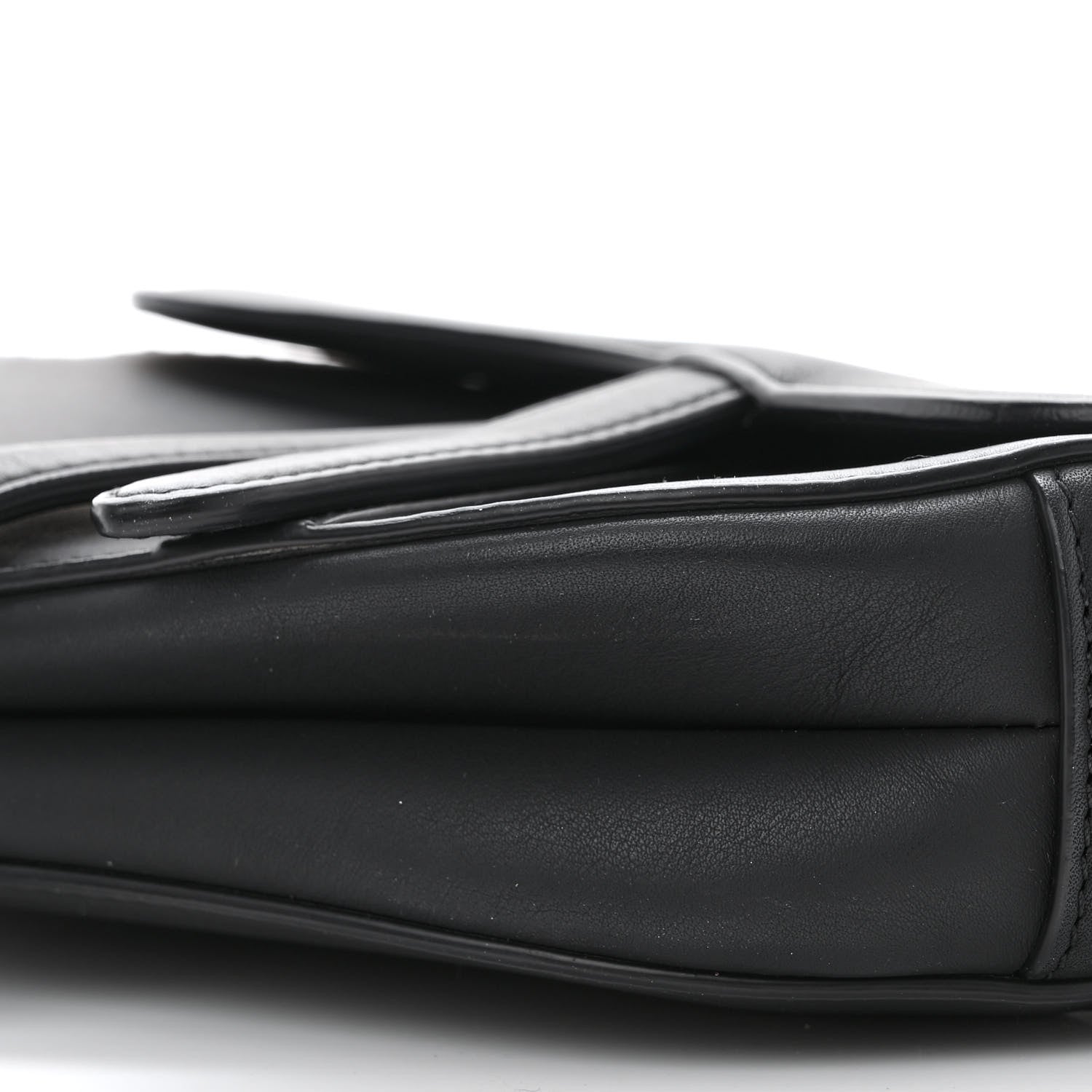 Christian Dior Ultra Matte Calfskin Mini Saddle Bag Black 10 of 10