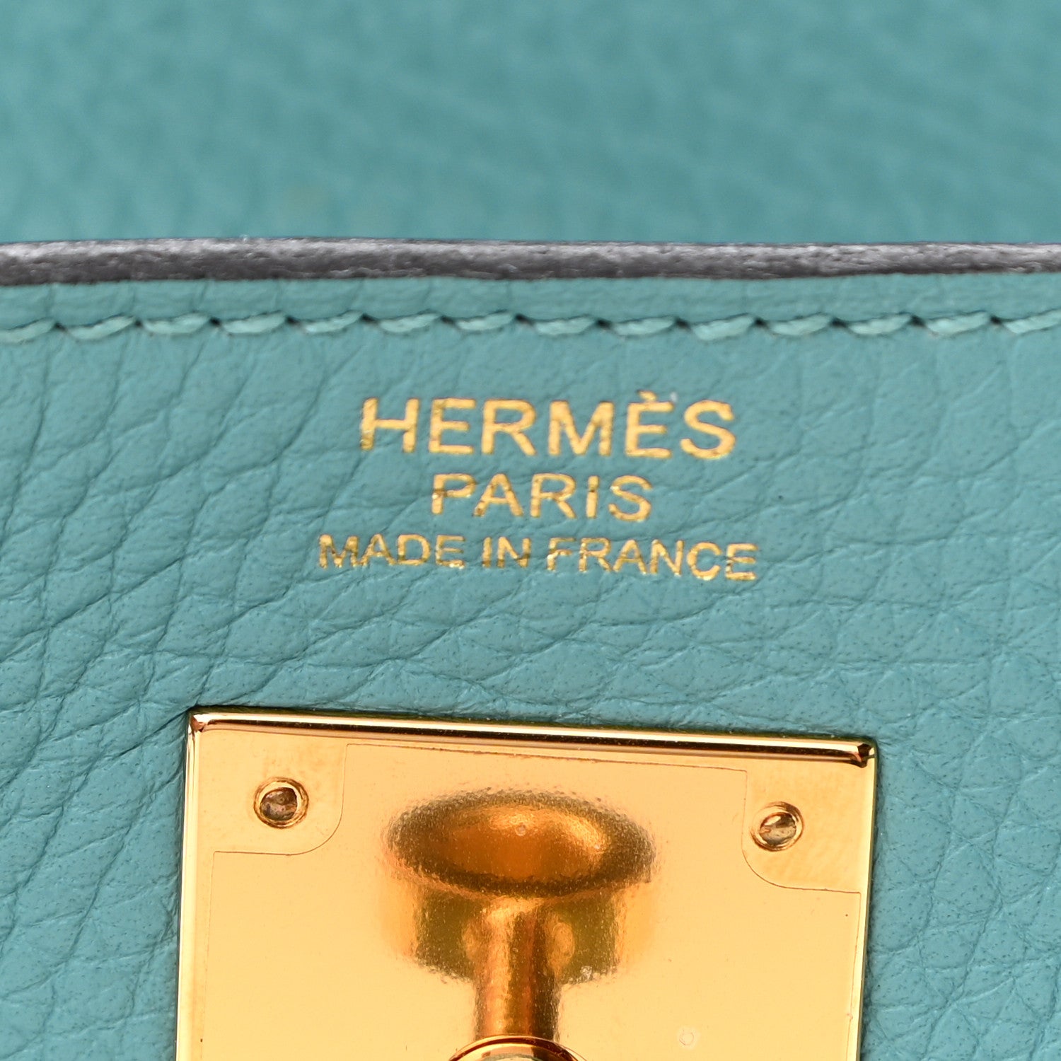Hermes Togo Kelly Retourne 32 Bleu Atoll 5 of 9