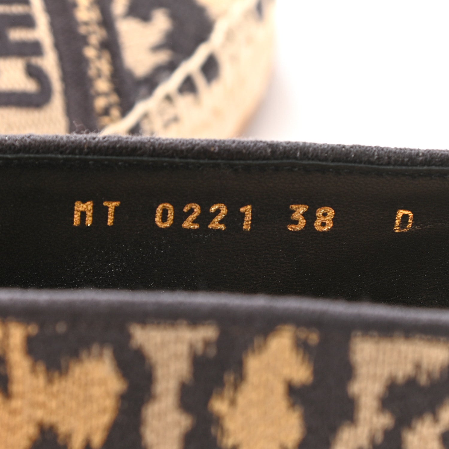 Christian Dior Cotton Embroidered Leopard Print Granville Espadrille 38 Natural 7 of 13