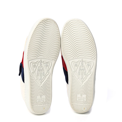 Gucci Calfskin Womens Velvet Bow Ace Sneakers 36 White 5 of 8