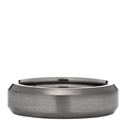 David Yurman Titanium 6.5mm Beveled Band Ring 61 9.5 1 of 4