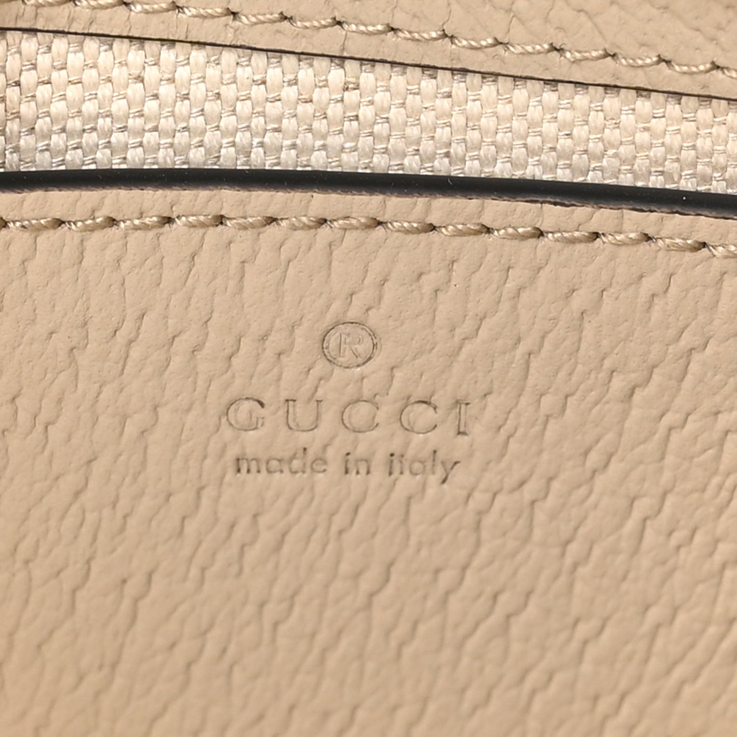 GG Supreme Monogram Textured Dollar Calfskin Web Mini Ophidia GG Handbag Beige Mystic White Oatmeal