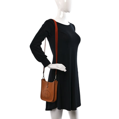 Hermes Taurillon Clemence Amazone Evelyne TPM Gold Cuivre 2 of 9