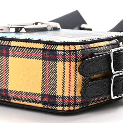 Marc Jacobs Saffiano Small Snapshot Tartan Camera Bag Blue Multi 10 of 10