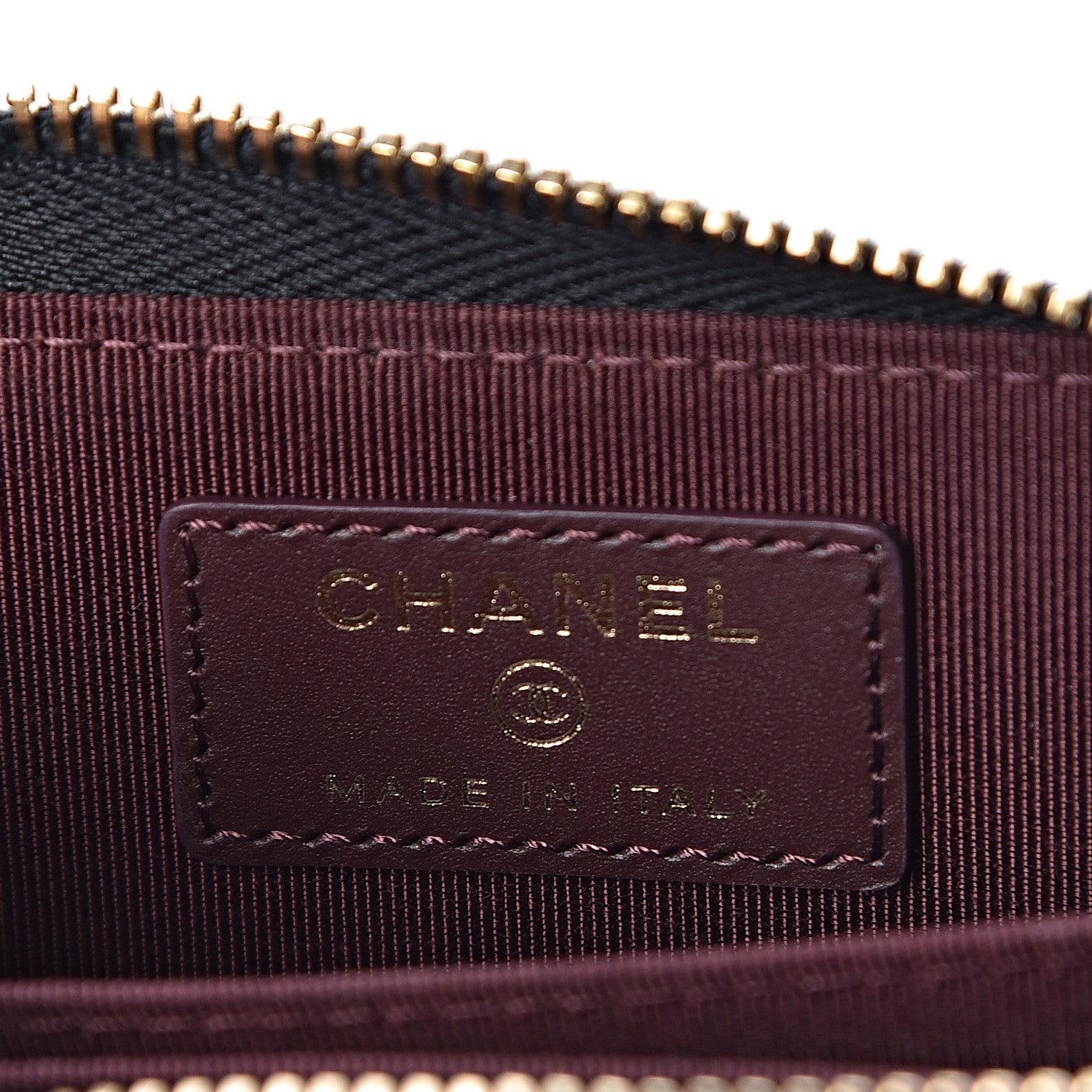 Chanel Caviar Quilted Zip Coin Purse Black 6 of 8