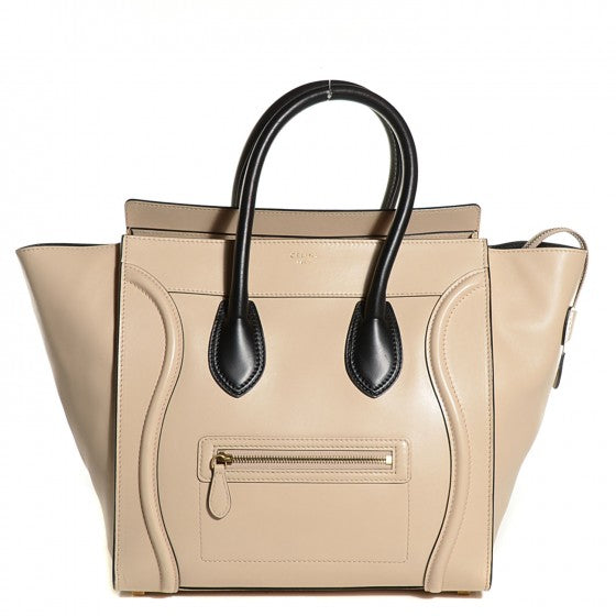 Satin Calfskin Mini Luggage Sand