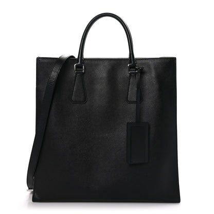 Prada Saffiano Travel Tote Black 1 of 11