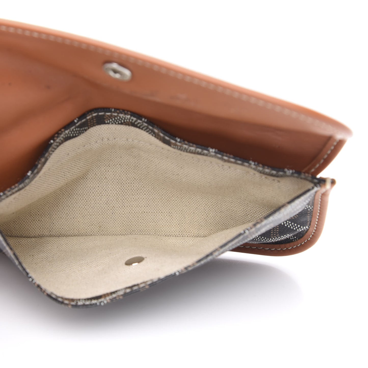 Goyardine Pouch Black Gold