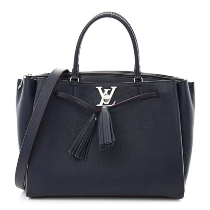 Louis Vuitton Calfskin Lockmeto Marine Rouge 1 of 10
