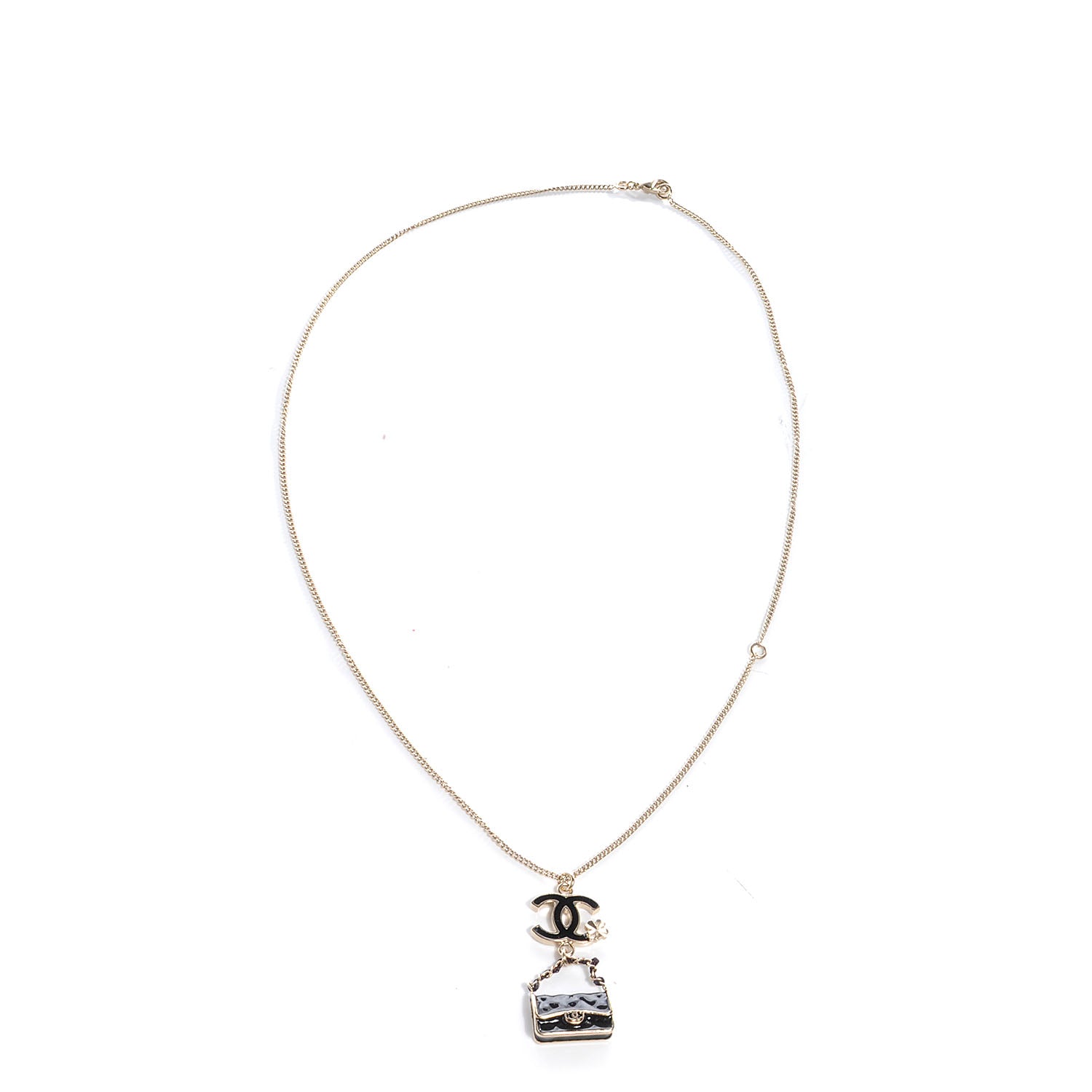 Chanel 2.55 Classic Flap Charm Necklace 2 of 5