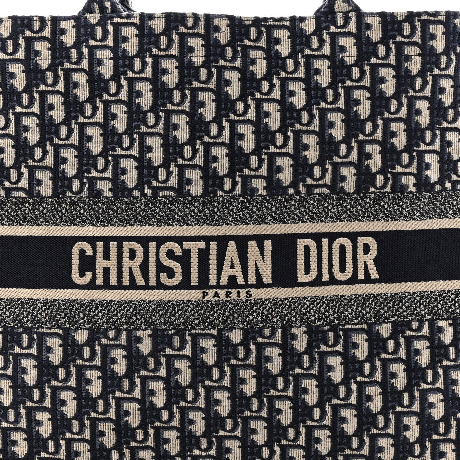 Christian Dior Oblique Large Book Tote Blue Multicolor 8 of 12