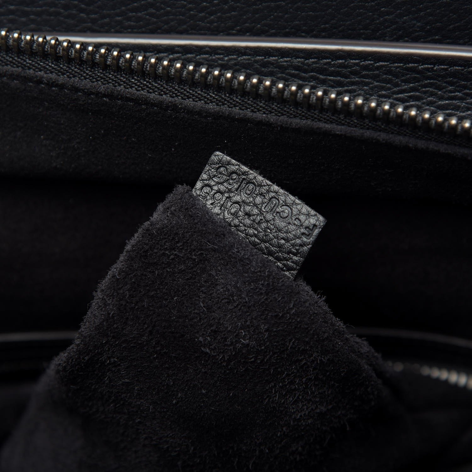Celine Drummed Calfskin Mini Luggage Black 8 of 15