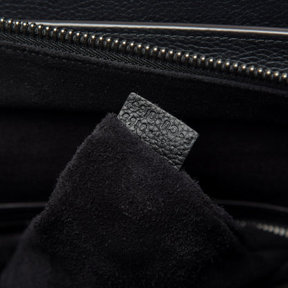 Celine Drummed Calfskin Mini Luggage Black 8 of 15