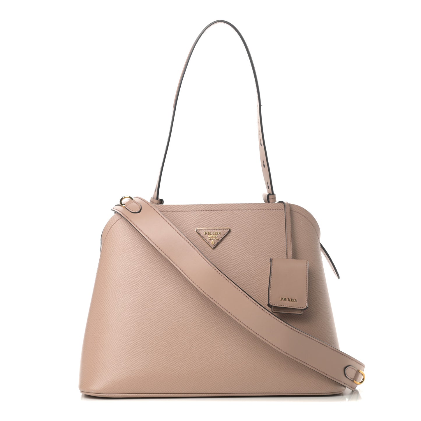 Saffiano Cuir Matinee Tote Cipria Blush Pink