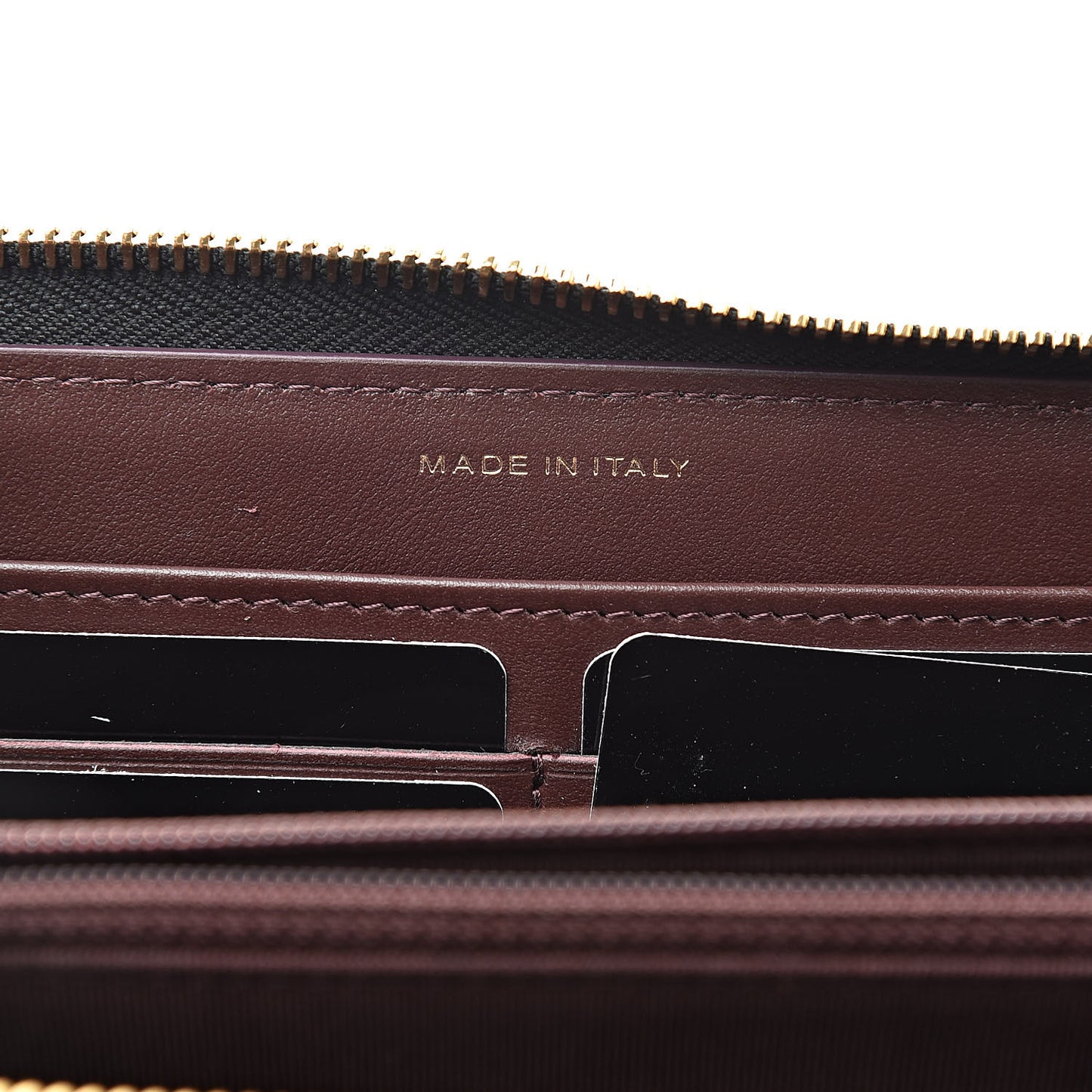 Caviar Quilted Large Gusset Zip Around Wallet Black