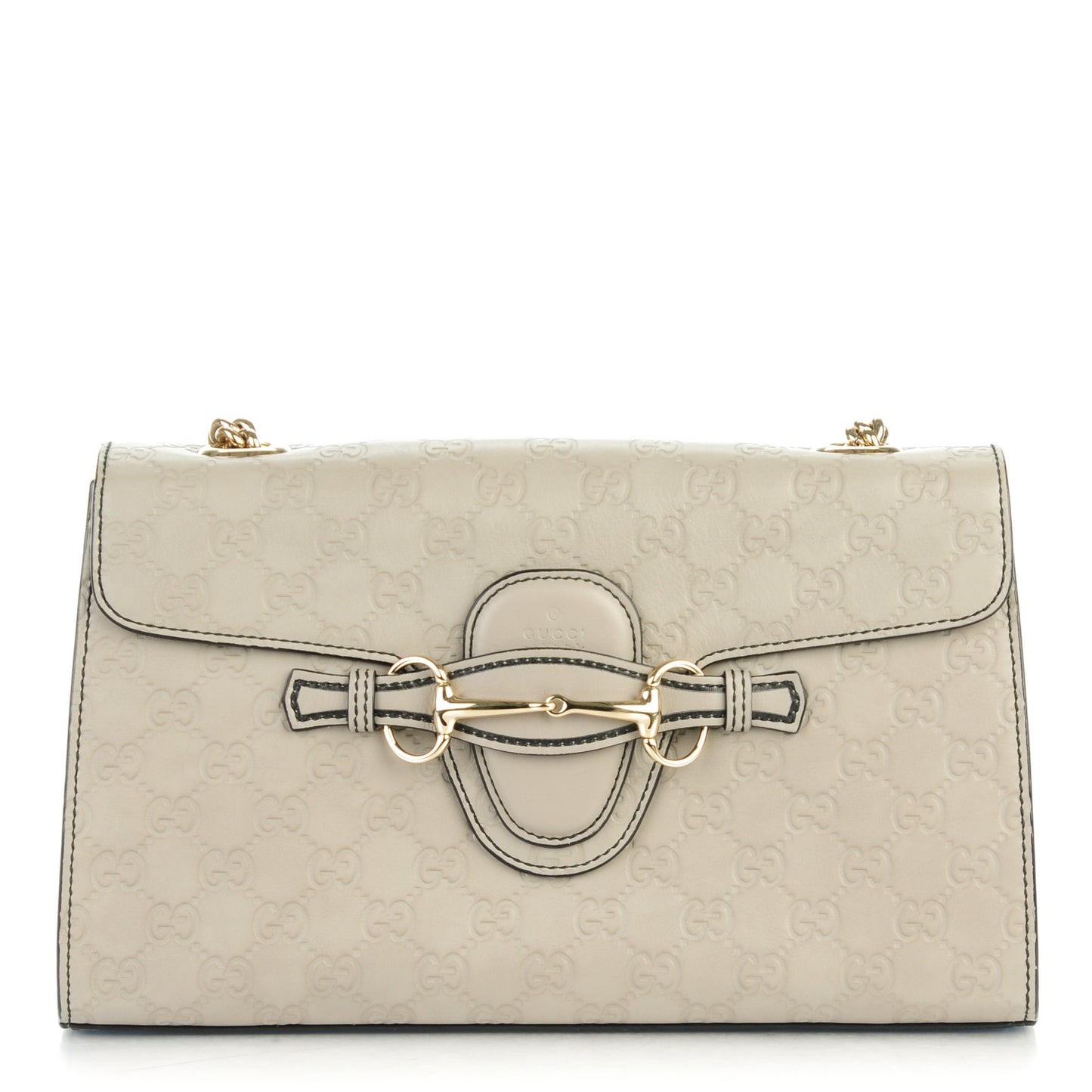 Soft Guccissima Medium Emily Chain Shoulder Bag Storm Grey