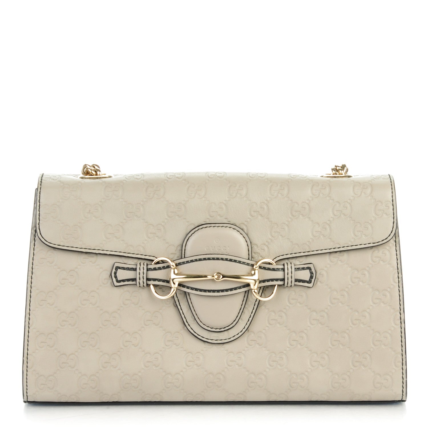 Gucci Soft Guccissima Medium Emily Chain Shoulder Bag Storm Grey 1 of 7