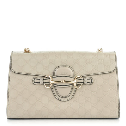Gucci Soft Guccissima Medium Emily Chain Shoulder Bag Storm Grey 1 of 7