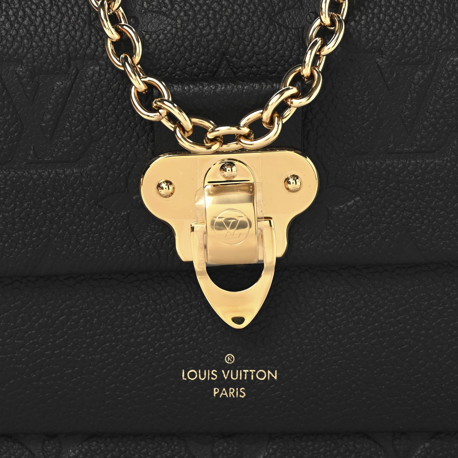 Louis Vuitton Empreinte Vavin Chain Wallet Black 5 of 7