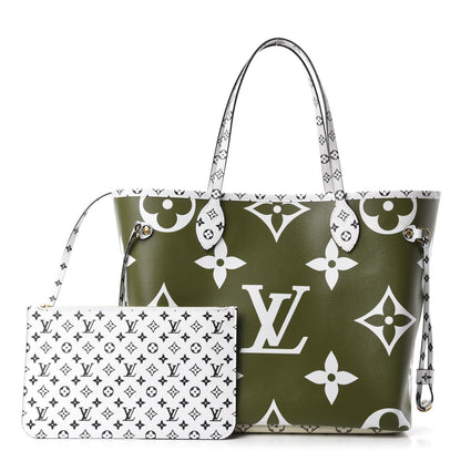 Louis Vuitton Monogram Giant Neverfull MM Kaki 1 of 11