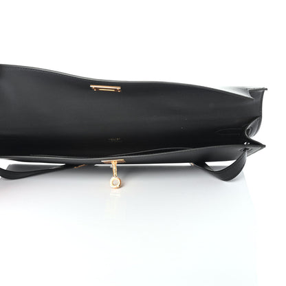 Hermes Swift Kelly Cut Clutch Pochette Black 4 of 4