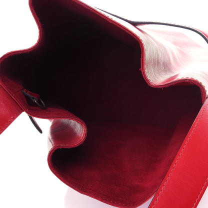 Louis Vuitton Epi Sac D'Epaule Castillan Red 4 of 6