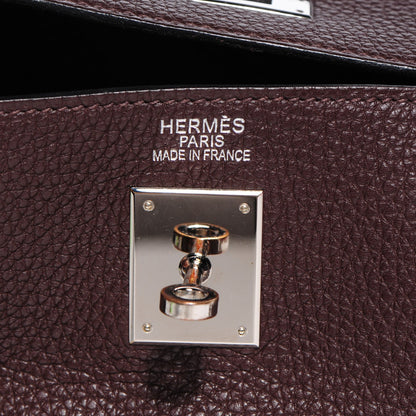 Hermes Togo Kelly Retourne 35 Chocolate 7 of 25