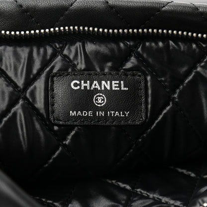 Chanel Lambskin Quilted CC Beauty Clutch Black 7 of 8