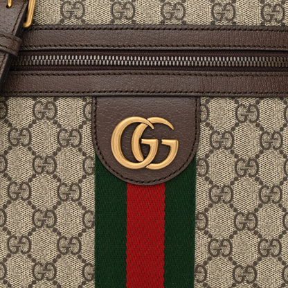 Gucci GG Supreme Monogram Web Small Ophidia Messenger Bag Brown 8 of 11